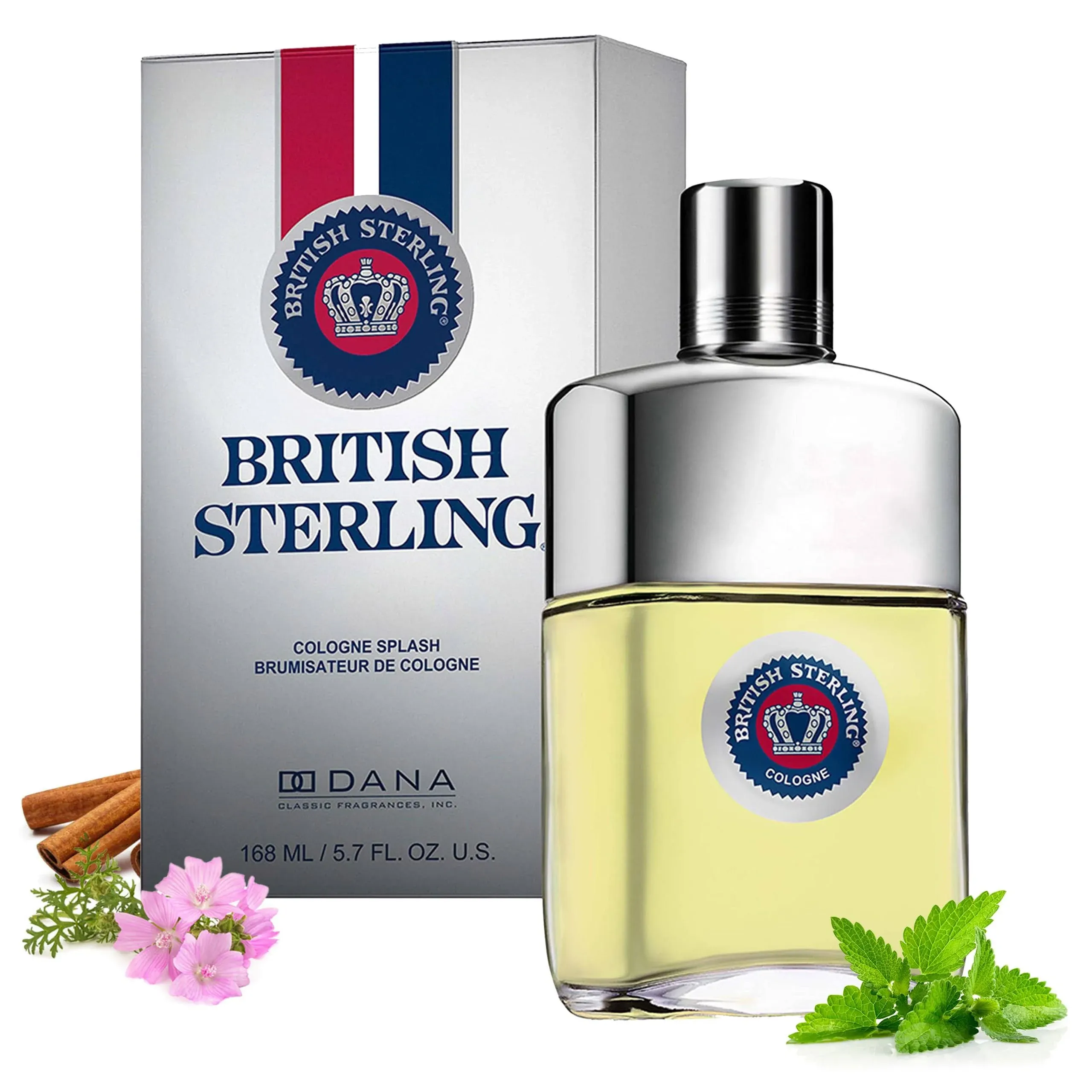 British Sterling 168ml Cologne Splash Men.