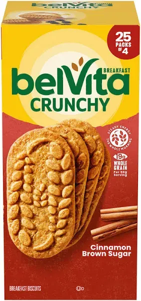 Belvita Breakfast Biscuits Cinnamon Brown Sugar