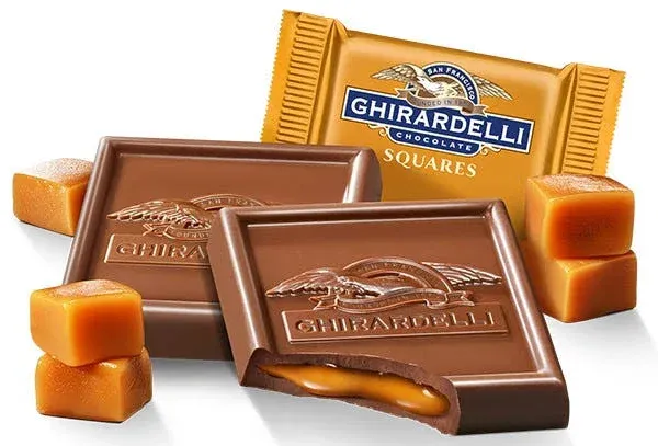 Ghirardelli Milk Chocolate Squares Caramel