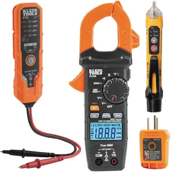 Klein Tools CL220VP Premium Meter Electrical Test Kit