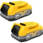 DeWalt DCBP034-2 20V Max POWERSTACK Compact Battery (2 Pack)