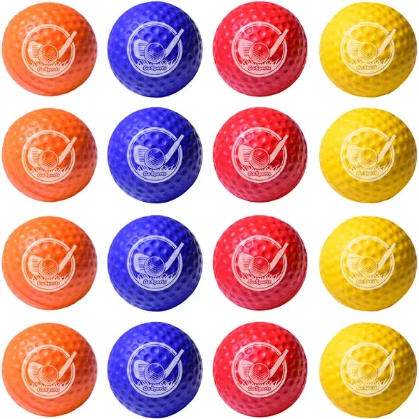 GoSports Foam Golf Practice Balls 16 Pack