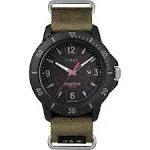 Timex Men's Military Expedition Solar Powered Green Canvas Watch TW4B14500