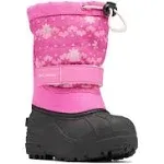 Columbia Youth Powderbug Plus II Print Snow Boot - Size 6 - Pink