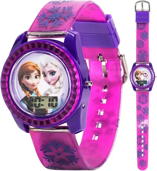 Disney Girls' Frozen Anna and Elsa Digital Watch