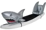 Stand Up Floats Inflatable Stand-up Paddle Board Float Sup Accessory Set- Shark Head & Tail with Child Seat, Gray