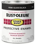 1/2 Pt Brands 7779730 Black Stops Rust Protective Enamel, Gloss