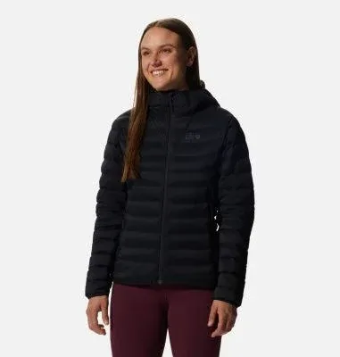 NEW Mountain Hardwear Women&#039;s Deloro Down Full Zip Hoody Size M Black New $275