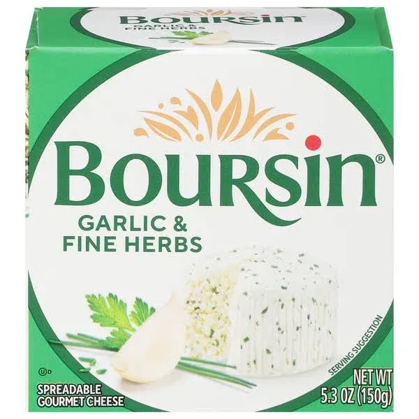 Boursin Garlic & Fine Herbs Gournay Cheese