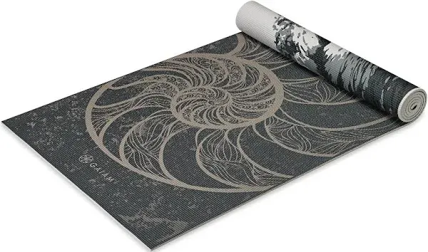 Yoga Mat - Premium 6Mm Print Reversible Extra Thick Non Slip Exercise &amp; Fitness 