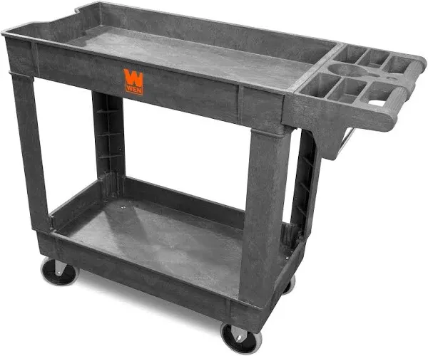 WEN 40 by 17-inch Two-Shelf Service Utility Cart