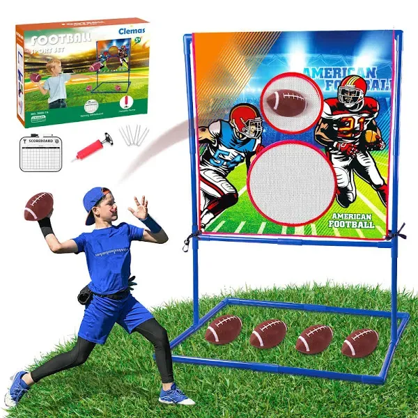 Clemas Football Throwing Target Game