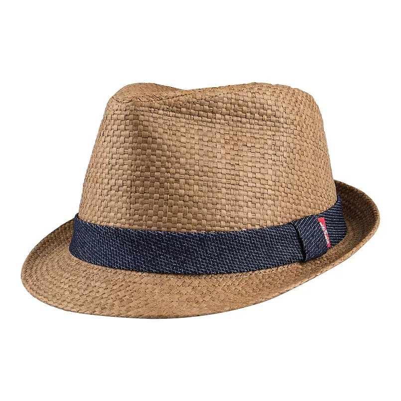 Men's Levi's® Signature Red Tab Denim Straw Fedora Hat