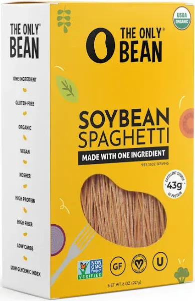 The Only Bean Organic Soy Bean Spaghetti Pasta