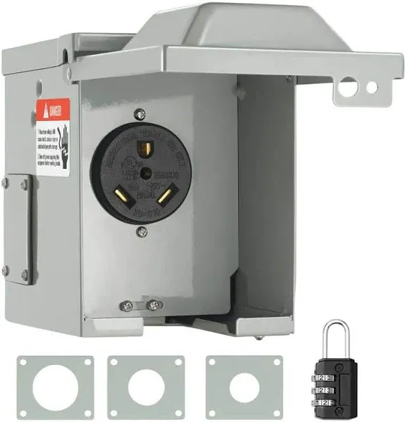 VEVOR 30 Amp RV Power Outlet Box