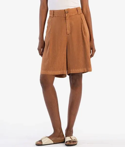 Kut from The Kloth Nicolette Linen Shorts