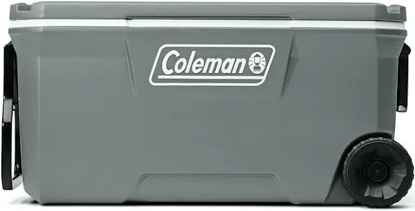 Coleman 316 Series Insulated Portable Cooler with Heavy Duty Wheels, Leak-Proof 