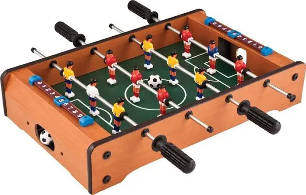 Mainstreet Classics 20-Inch Table Top Foosball/Socce<wbr/>r Game, Brown