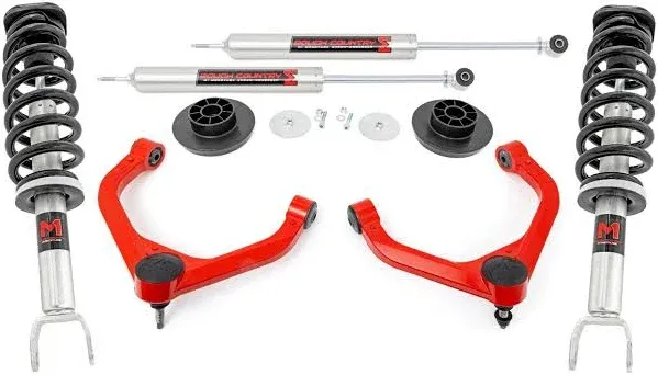 Rough Country 3.5 inch Lift Kit | M1 Struts/M1 | Ram 1500 2WD/4WD (2019-2024) 31440RED