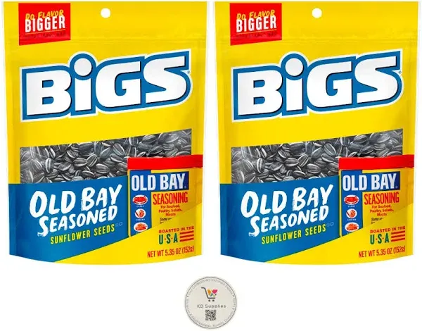 BIGS Sunflower Seeds Keto Friendly 5.35 oz Bags (Pack of 2)