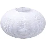 TopAAA 16 White Round Paper Lantern, Pendant Lamp Shade, Hanging Paper Decorati