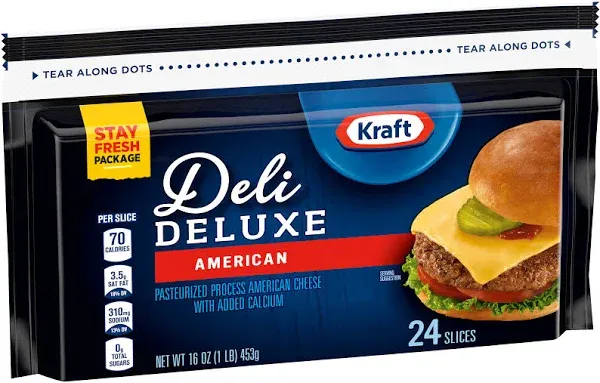 Kraft Deli Deluxe American Cheese Slices