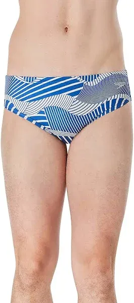 SPEEDO REPREVE ECO ENDURANCE - MULTI COLOR - &#034;TURKISH SEA&#034;  - SIZE 34 - NWT!!