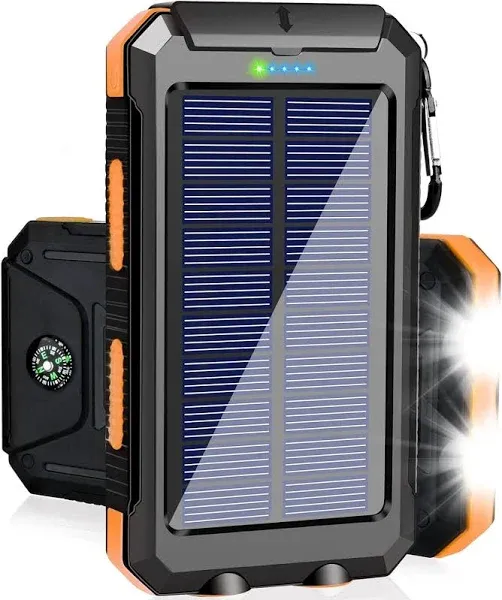 Solar Power Bank Portable Charger Battery Pack