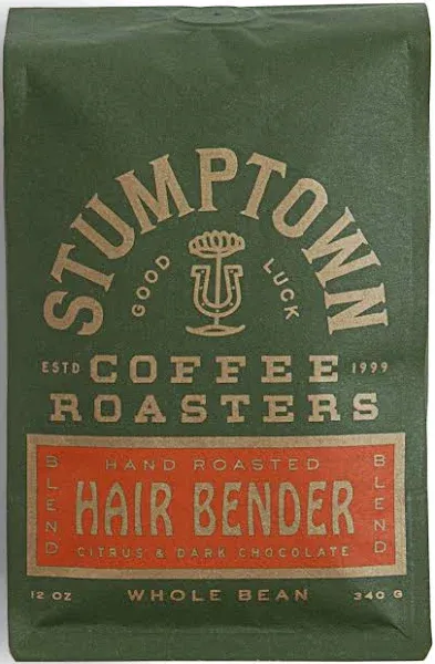 Stumptown Coffee Roasters Coffee, Ground, Hand Roasted, Hair Bender Blend - 12 oz