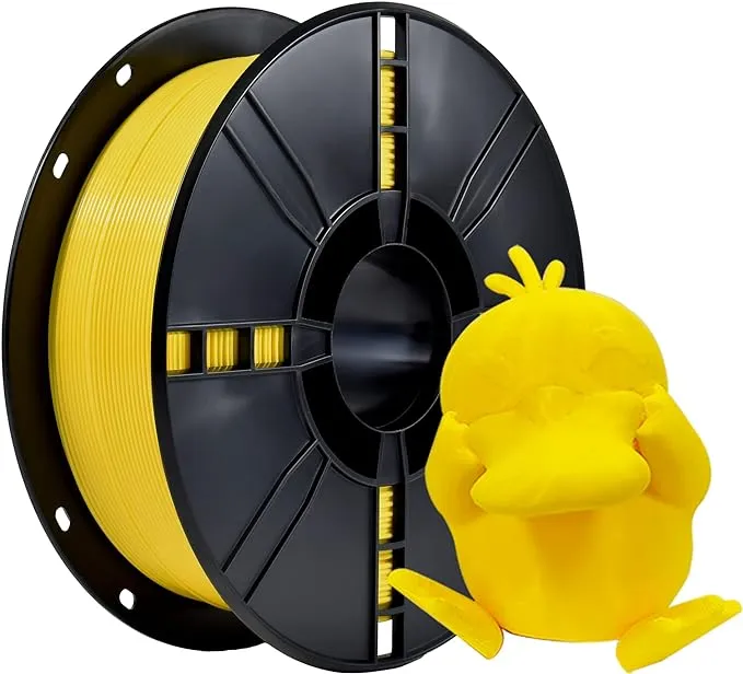 iBOSS PLA Plus (PLA+) 3D Printer Filament 1.75mm,1kg Spool (2.2lbs) Toughness Enhanced 3D Printing Filament,Dimensional Accuracy +/- 0.02mm,1.75mm PLA Plus Filament,Fit Most FDM Printer(Yellow)