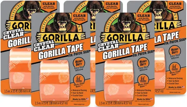 Crystal Clear Repair Tape, 5-Yd.