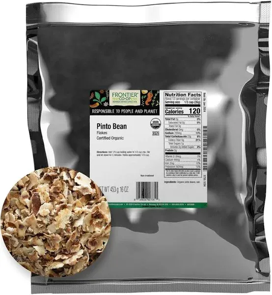 Frontier Co-op Organic Pinto Bean Flakes