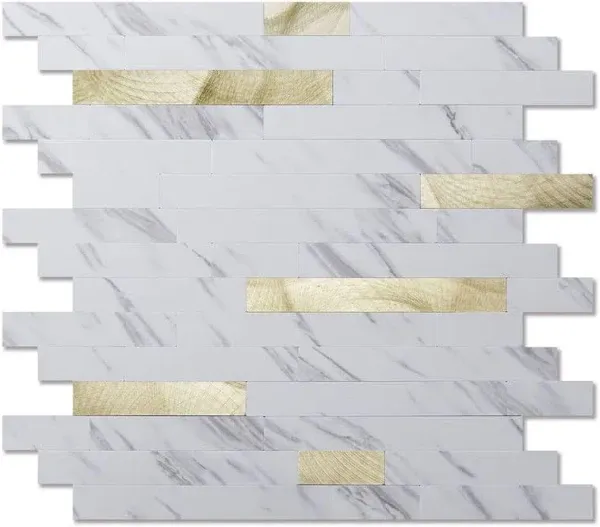 White Slate Peel Stick Tile