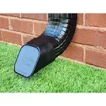 Guttergate 3 in. H x 3 in. W x 4 in. L Black Plastic Rectangular Downspout Adapter