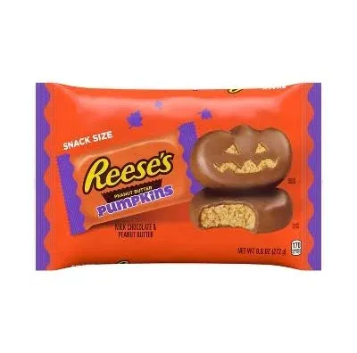 Reese's Peanut Butter Pumpkins, 1.2oz - Halloween Candy