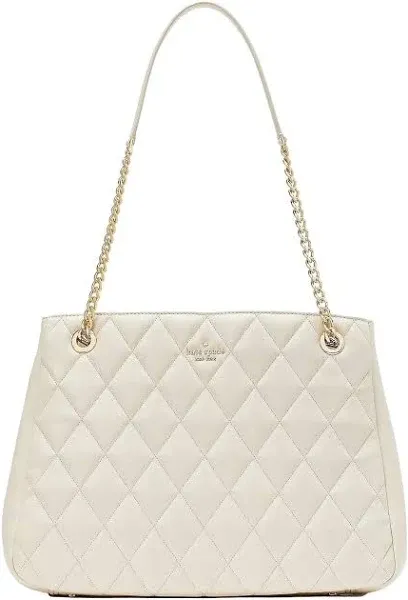 Kate Spade New York Women's Carey Smooth Leather Quilted Tote Bag