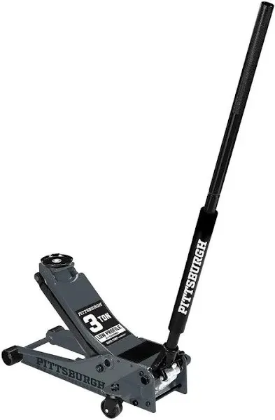 Pittsburgh 3 Ton Low-Profile Floor Jack with Rapid Pump