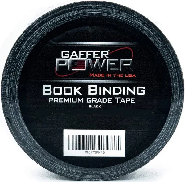 Gaffer Power Bookbinding Tape, White Cloth Book Repair Tape Safe white 