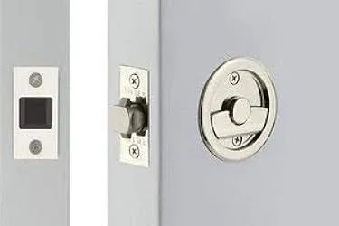 Emtek Round Tubular Privacy Pocket Door Lock