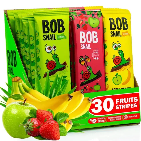 Bob Snail Snacks Variety Pack