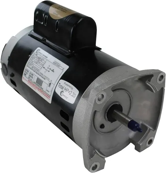 A.O. Smith Century B2855 Square Flange 2HP 230V Up-Rated Replacement Motor