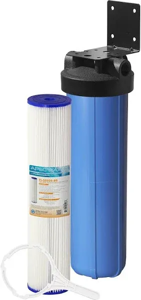 APEC Water Systems Filtration System W/ 4.5x20&#034; Reusable And Washable 1-Stage