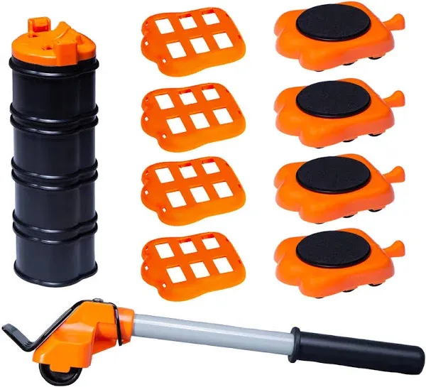 Heavy Duty Furniture Lifter 4 Appliance Roller Sliders with 660 lbs Load...