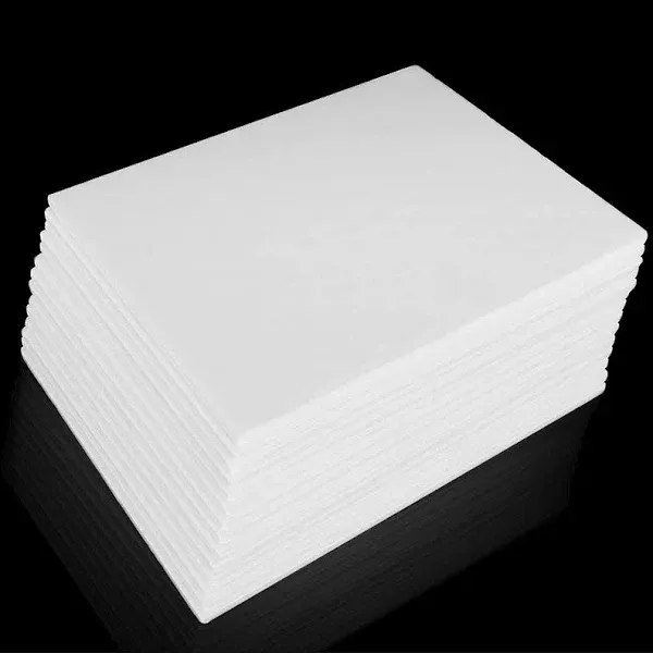 30 Pack Foam Board 8” x 10” Foam Core Baking Boards 3/16” Thickness White Pos...