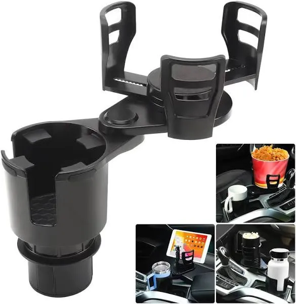 Cup Holder Expander for Car 2 in 1 Multifunctiona<wbr/>l Car Cup Holder Extender Adapt