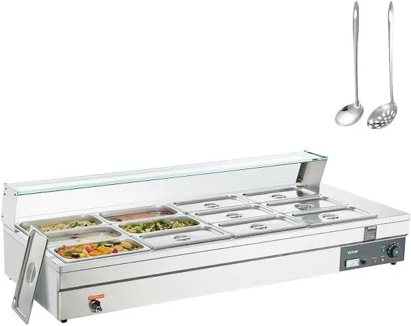 VEVOR 12-Pan Commercial Food Warmer