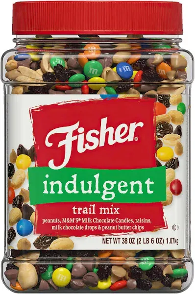 Fisher Indulgent Trail Mix 38 Oz