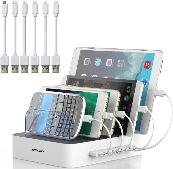 MSTJRY 5 Port Multi USB Charging Station