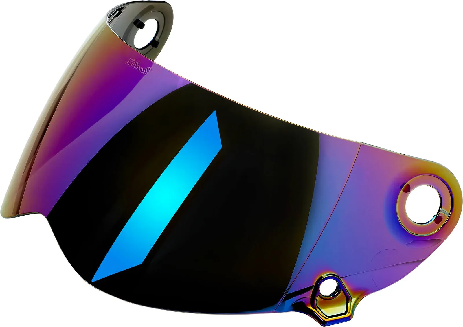 BILTWELL Lane Splitter Gen 2 Shield - Rainbow Mirror 1112-223