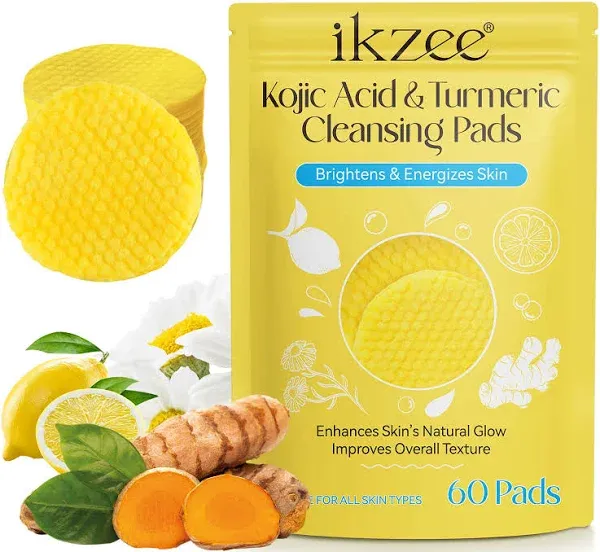 Kojic Acid Turmeric Cleansing Pads